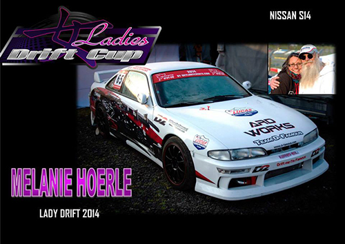 Mélanie Hoerlé - Pilote à la Ladies Drift Cup 2014