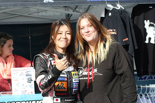Myriam Eigel et Sumika Kubokawa au Championnat de France de Drift Round 6 2013